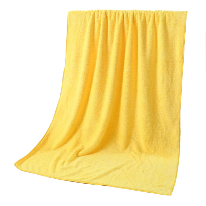 Square Solid Color Bamboo Fiber Soft Face Towel Polyester Hair Hand Bathroom Towels Bath Towel