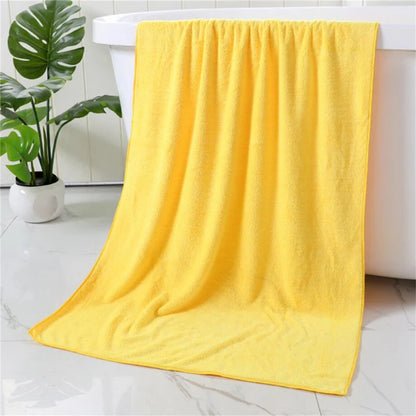 Square Solid Color Bamboo Fiber Soft Face Towel Polyester Hair Hand Bathroom Towels Bath Towel