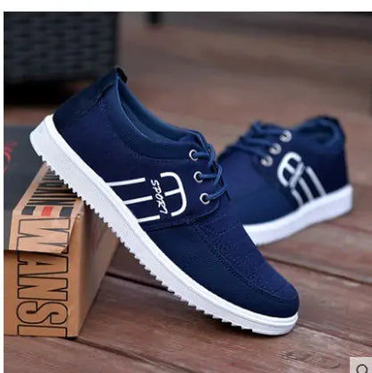 Men Canvas Shoes Trend Lace