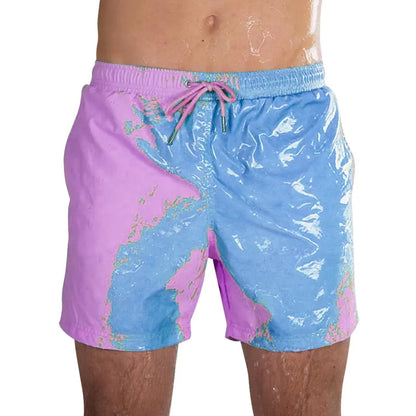 Quick Dry Color Changing Beach Shorts