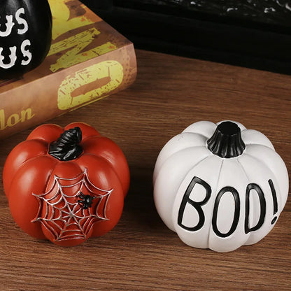 Halloween Ornaments Resin Thanksgiving Pumpkin Decoration Fall Pumpkin Fall Thanksgiving Harvest Home Decorations