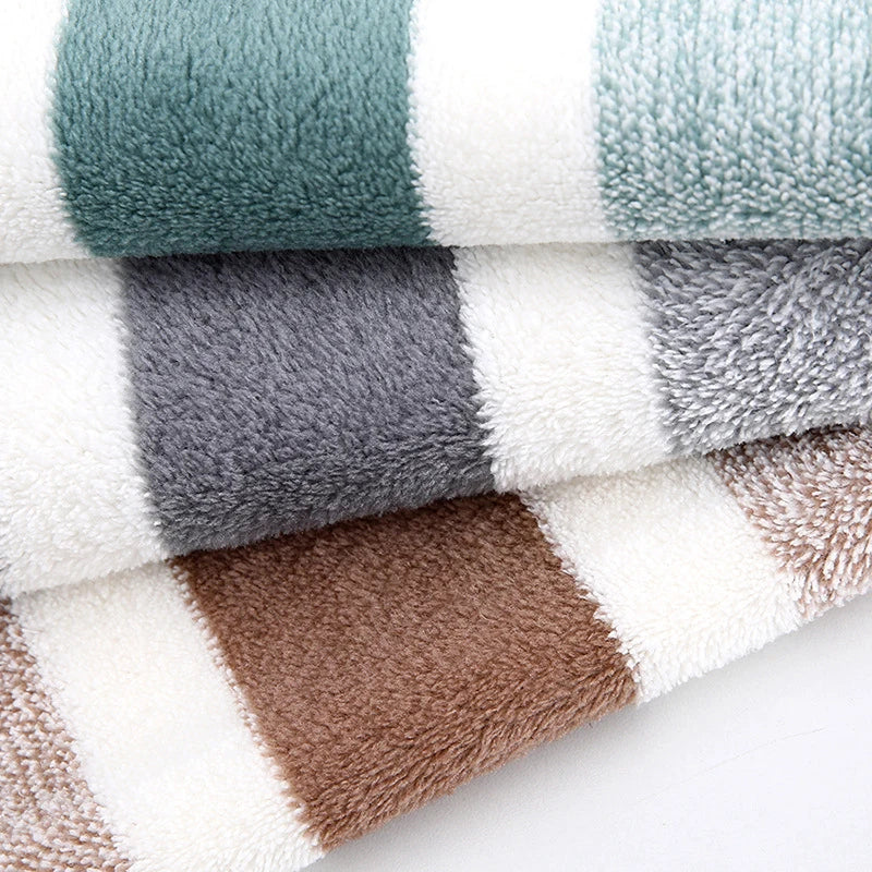 Striped Pattern Towel Set Soft Hand Towel Bath Towel Quick Drying Absorbent Towels For Bathroom Towel Soft and Thick