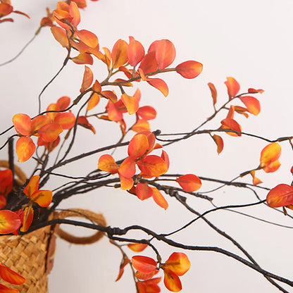 59/90cm Maple Leaf Branch Artificial Fall Leave Bouquet Fake Plant Flower Arrangement Wedding Decoration Living Room Home Decor