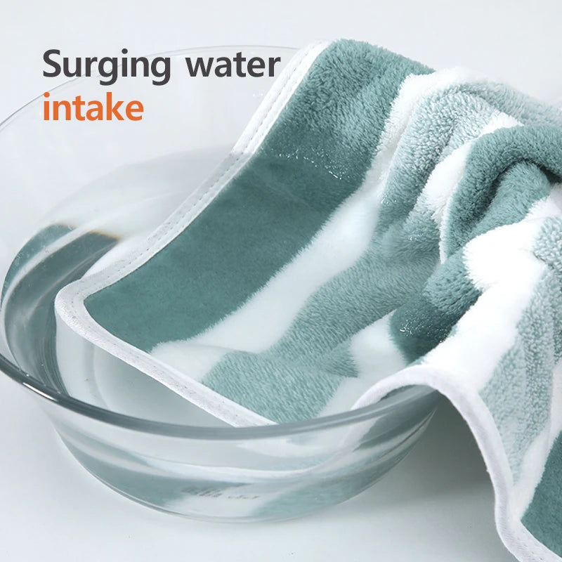 1 Pc Thickened Absorbent Bath Towel Soft Face Towel for Home