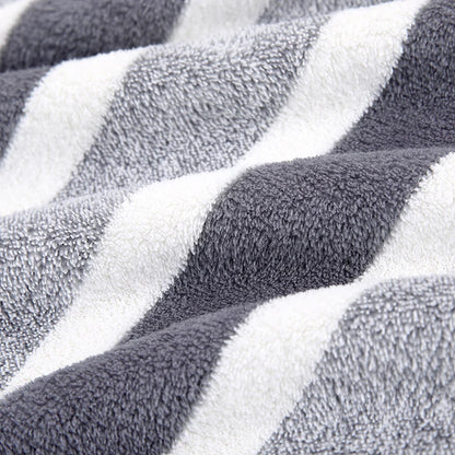 Striped Pattern Towel Set Soft Hand Towel Bath Towel Quick Drying Absorbent Towels For Bathroom Towel Soft and Thick