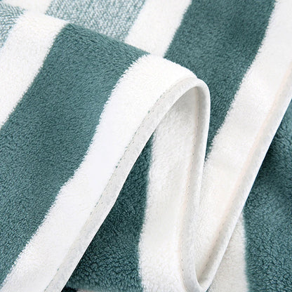 Striped Pattern Towel Set Soft Hand Towel Bath Towel Quick Drying Absorbent Towels For Bathroom Towel Soft and Thick