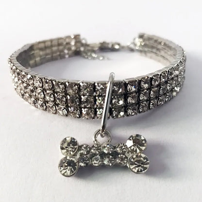 Exquisite Bling Crystal Dog Collar