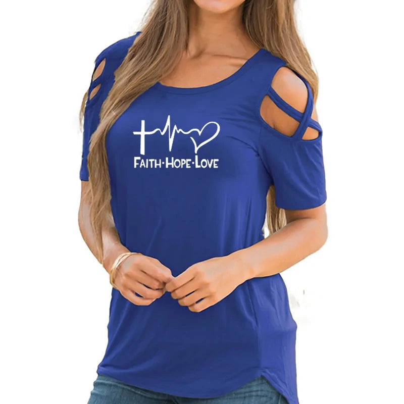 Faith Hope Love Plus Size Tops